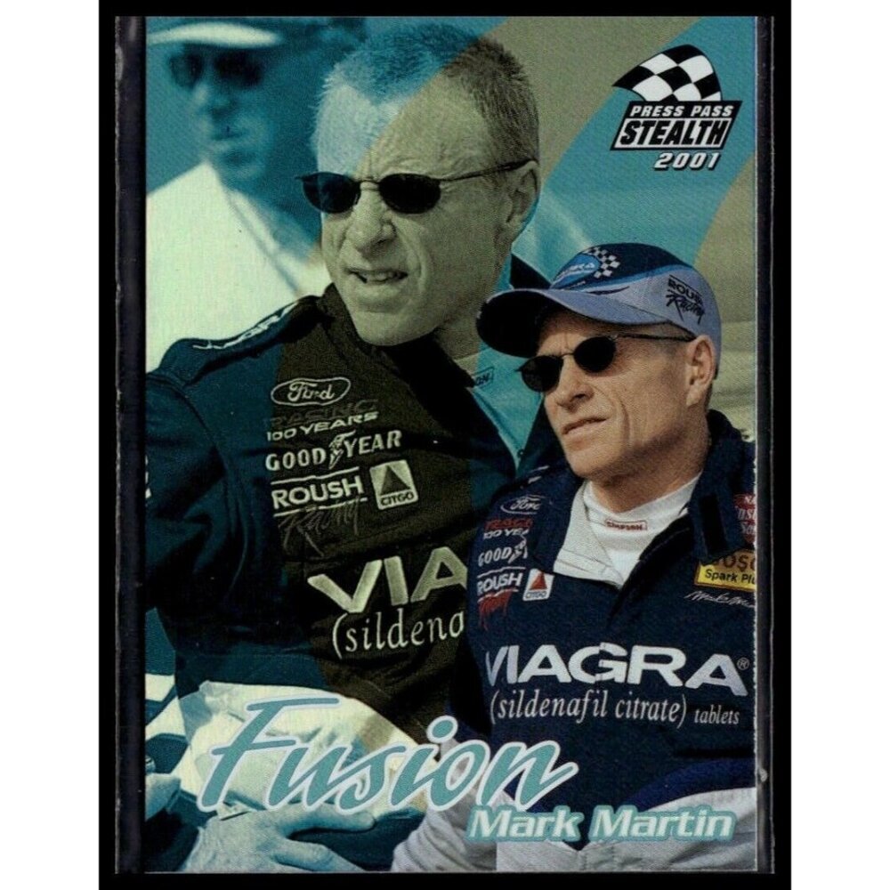 2001 Press Pass Stealth Fusion #F 6 Mark Martin